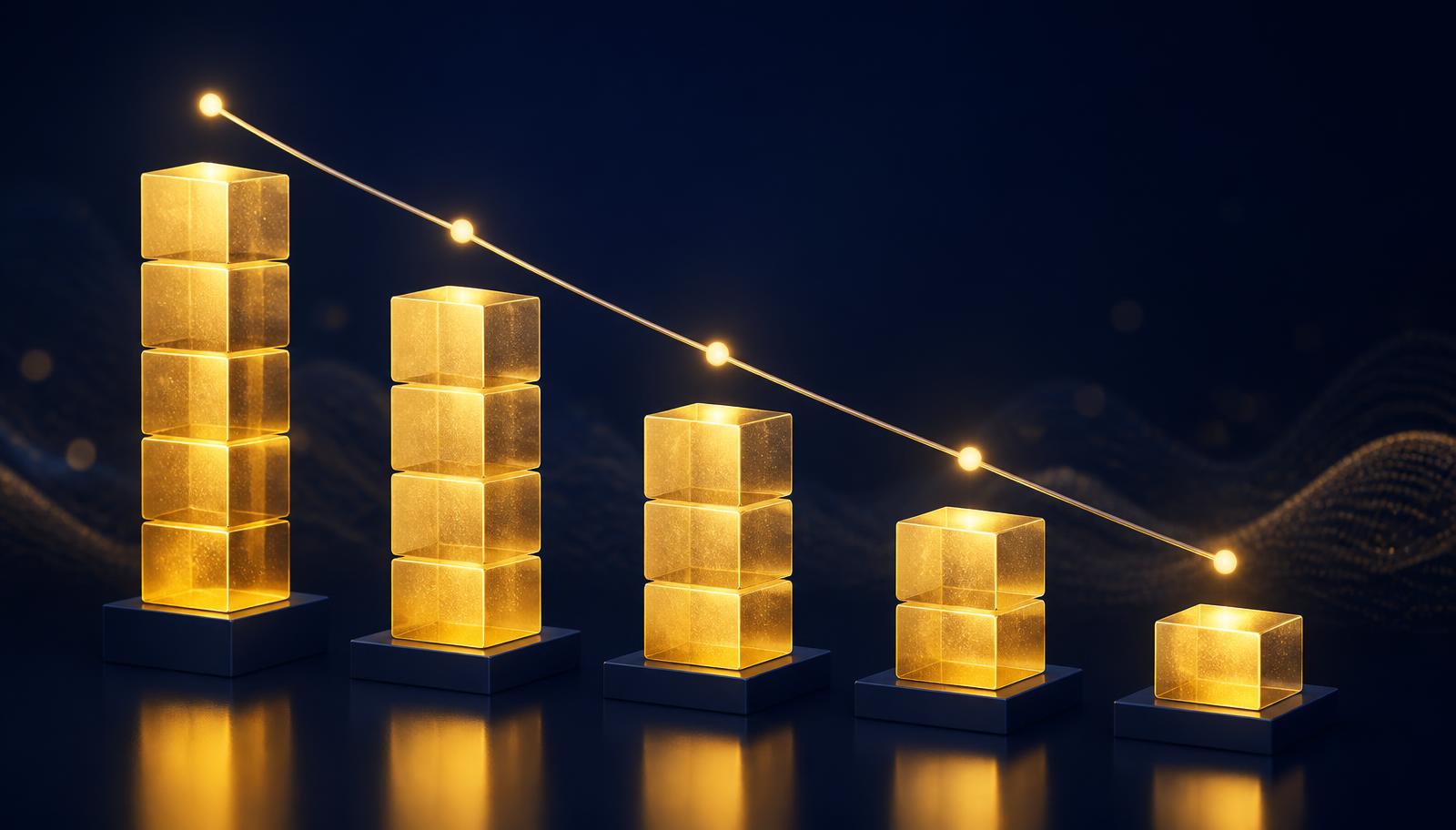 Cost per asset declining across models