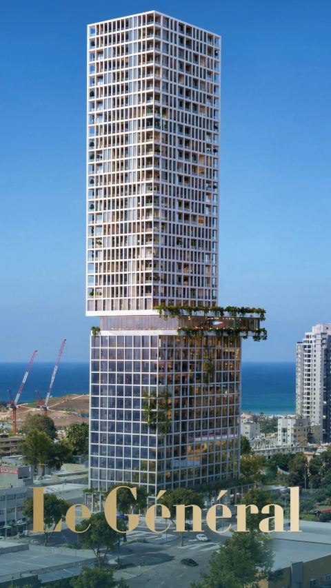צרו סרטון ויראלי למגדל היוקרה Le Général בבת ים