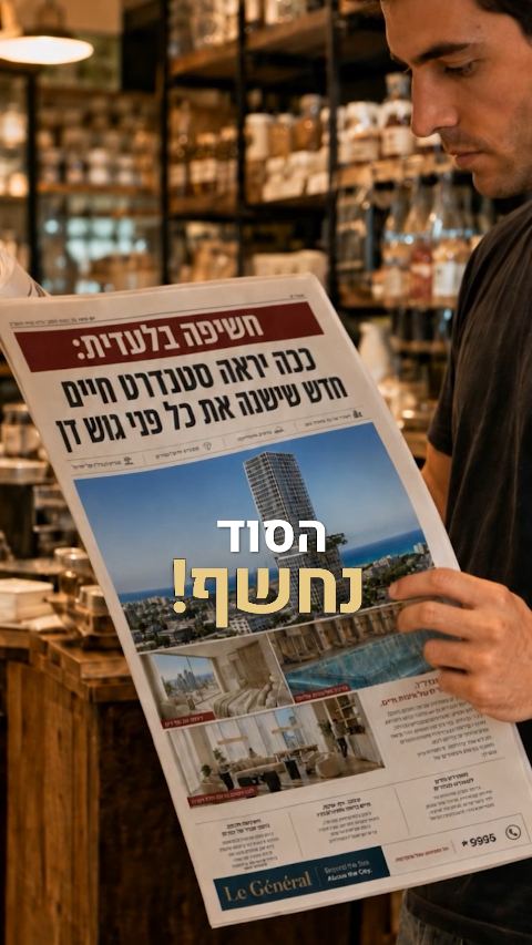צרו סרטון ויראלי למגדל היוקרה Le Général בבת ים