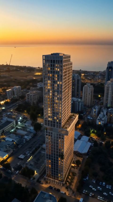 צרו סרטון ויראלי למגדל היוקרה Le Général בבת ים